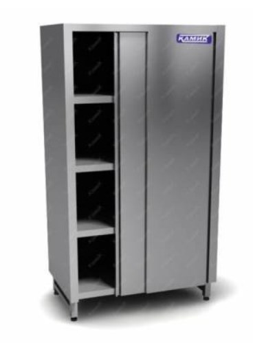 Шкаф закрытый для хлеба с дверями-купе КАМИК ШК-4125К Столы производственные