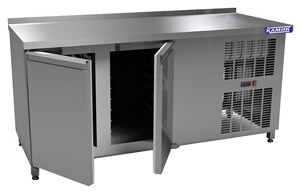 Стол морозильный под тепловое оборудование (боковой агрегат, с бортом) с 1 дверью и 6 ящиками КАМИК СМ-Т-16236 Столы производственные